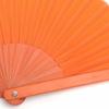 Nishikawa Shouroku Shoten Mini Folding Fan for with Fan Fashionable Folding Craft Summer, Bag, Women's Gift, Fan, (Orange)