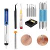 Professional 8Pieces Welding Kit With Ergonomic Handles For Jewelry Making And Model Building Soldering Iron