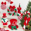 Soft Velvety Santa Hat Durable Festival Accessory Sustainable Festival Party Supply for Indoor Outdoors Holiday Decorations