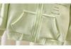 Girls' Casual Sweet Suit - Fresh Autumn Two-Piece Set, Pure Color for Small & Medium Children (2026 New Style)
