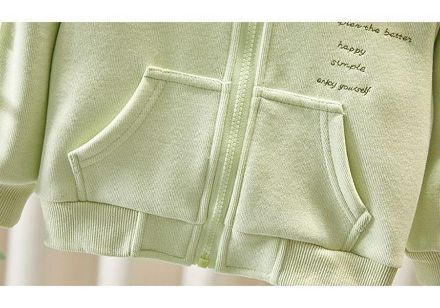 Girls' Casual Sweet Suit - Fresh Autumn Two-Piece Set, Pure Color for Small & Medium Children (2026 New Style)