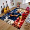 1pc Mbappe6 Design Printed Area Rug Carpet for Bedroom Living Room Home Decor Rugs Mat Non Slip Mat Rug for Bedside