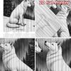 2D FLAT PRINTING 2pcs Curtains (Without Rod) Two Wolves In Mountains Popular Popular Curtain Semi-Sheer Curtains Crescent Moon