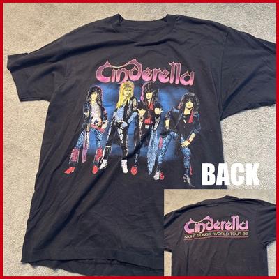 Vtg Aschenputtel T-Shirt 80er Jahre Band T-Shirt Nachtlieder 1986 Tour Nachdruck Gildan