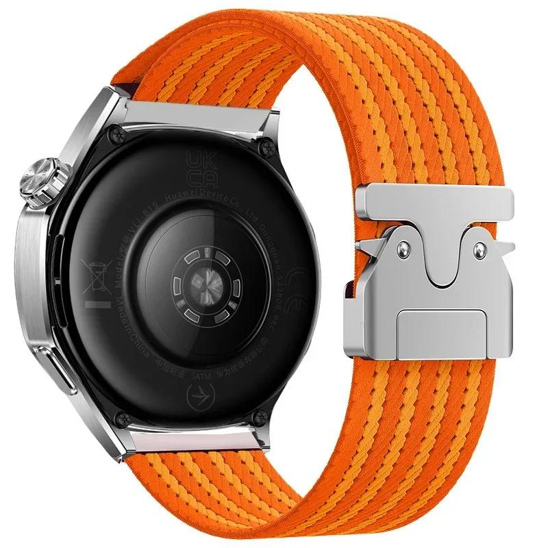 

22-мм нейлоновый спортивный ремешок для Huawei Watch GT5 GT4, 46-мм плетеный мягкий ремешок для Huawei Watch GT5 4 Pro, 46-мм ремешок для Amazfit T-rex 3 Balance For Amazfit Balance
