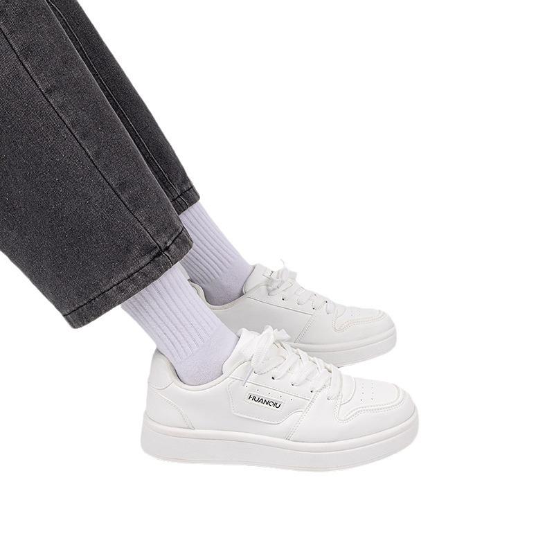 Globale Plattform weiße Schuhe Herren Frühling Sport Herrenschuhe Trend vielseitig weiche Sohle Herren Freizeitschuhe ZHQ68018-1