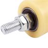 Aug. 6PCS 50X70mm PP Steel Flat Roller Bearing Guiding Wheel 6201 Screw For Electric Door Sliding Gate