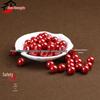 Cinnabar Gold Crystal Sand Round Beads for DIY Jewelry: Bracelets, Necklaces, Earrings