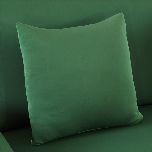 45x45cm Solid Color Elastic Pillow Case Cushion Cover Home Use Decoration Accessories Durable Durable Useful Useful