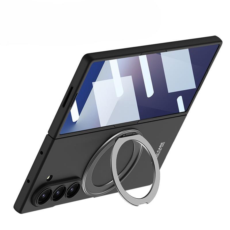 Samsung Zfold7 Handyhülle Ultradünne Modische Schutzhülle High-End-Haptik Anti-Fingerabdruck Integrierter Ständer