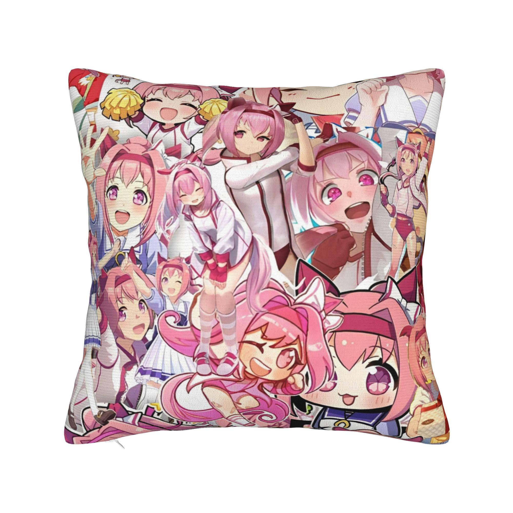 

Printing Umamusume Pretty Derby Pillowcase Polyester Cushion Cover Decoration Anime Game Pillow Case Cover Home Square 12x12Inch