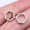 20pcs Charms Hexagonal Honeycomb DIY Jewelry Findings Antique Silver Color Bee Honeycomb Charms