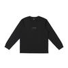 Comfortable Round Neck Logo Print Lightweight Long Sve T-Shirt Men Tops Black LMT011844211000K11000