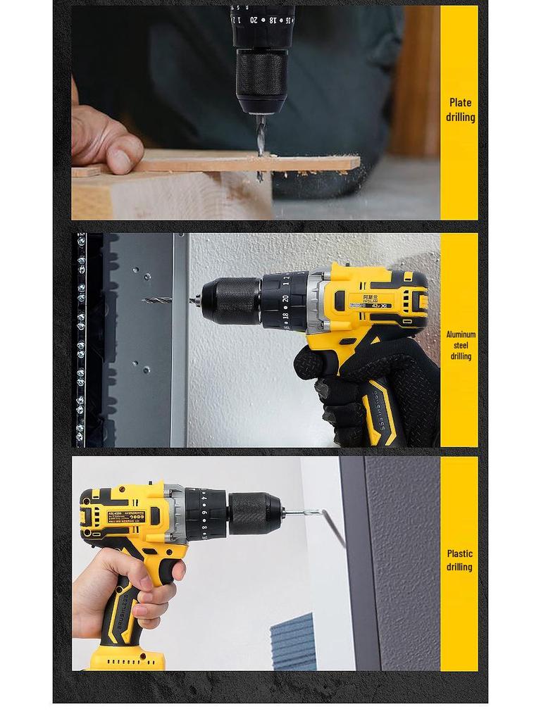 Aslan 13mm High-Power Brushless Cordless Impact Drill