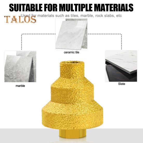 1/2 stk Diamant Trinnvis Pagode Bor Bits Hullutvider Rustsikker Korrosjonsbestandig Flerlags Konisk Hullåpner Bor Bits