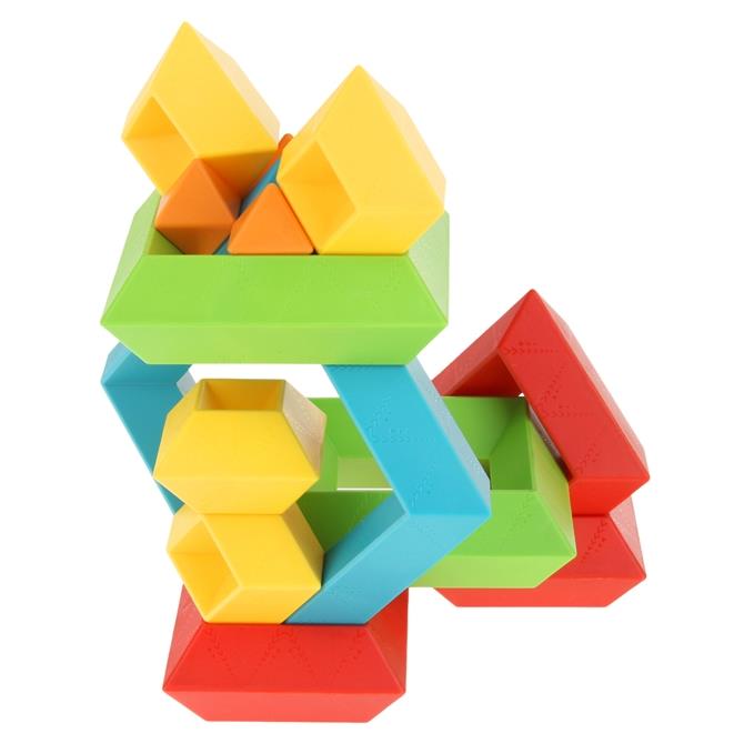 Lubanta Creative Construction Blocks Spatial Geometric Figures 15 pcs.