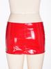 Patent Leather Mini Skirt for Women Front Zipper High Waist Pencil Skirt for Festival Club Date Night