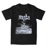 Mgla Age of Excuse Black Metal Band T-Shirt Couple Style Y2K Pure Leisure Summer Crew Neck Trending Tee Loose Fit Top