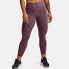 Under Armour Meridian Heather Solid Compression Leggings Women Leggings Gray Purple 1369005-555