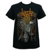 Authentic LAMB OF GOD Band Crow Skeleton Black T-Shirt S NEW