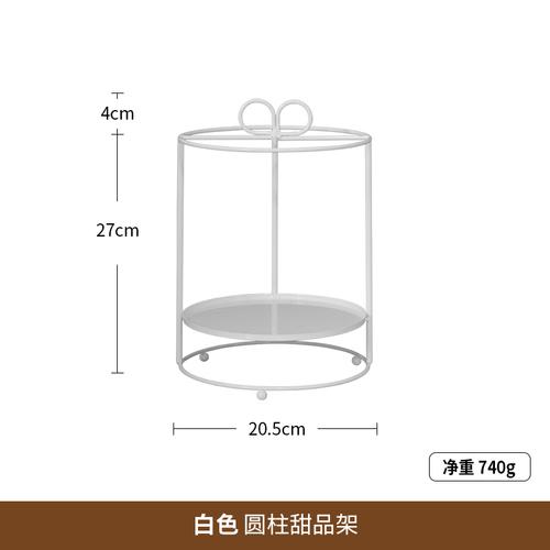 European White Dessert Table Decoration Wedding Table Display Frame Set Macaron Afternoon Tea Cake Dessert Tray