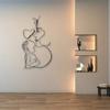 Vintage Metal Wall Art Modern Home Decor Living Room Indoor Sculpture