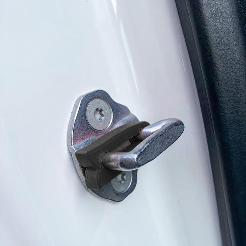 Stoßdämpferpolster für Autotüren, Silikon-Stoßfängerschutz-Set, Widerstand Automatisches Türschloss Kissen,