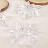 1/10pcs Sparkling Acrylic Snowflake Ornaments -Christmas Tree Decorations,Perfect for Holiday Festivities, Christmas Decorations