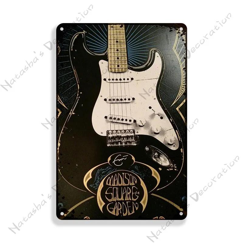 Vintage Eric Clapton Metallblechschild Retro Industrielle Wanddekoration für Heimbar Club Dekorative Platte Poster Metallplakette Perfec