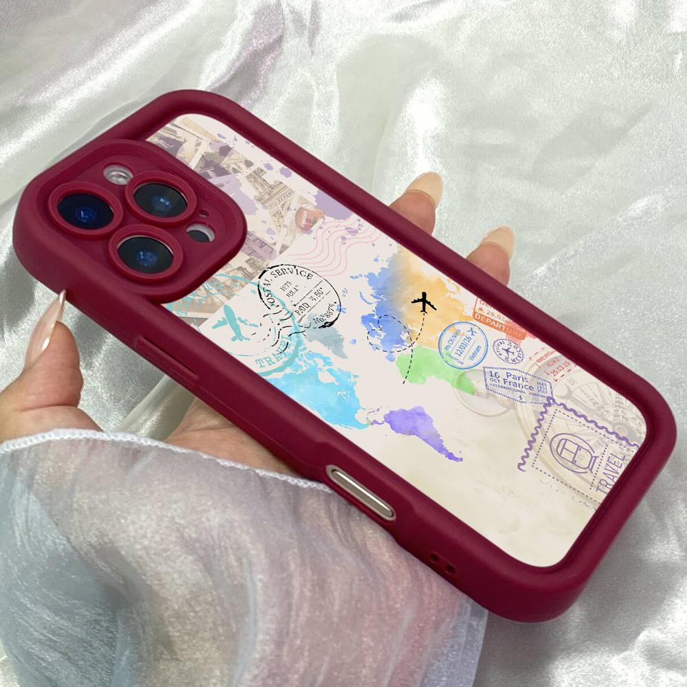 JT546 Trivel Planning Your Next Trip for iPhone 17 16 15 14 13 12 Pro Max Samsung S26 S25 Ultra A17 A07 A56 A16 A15 Xiaomi 15T Redmi 15c 14C Soft Case