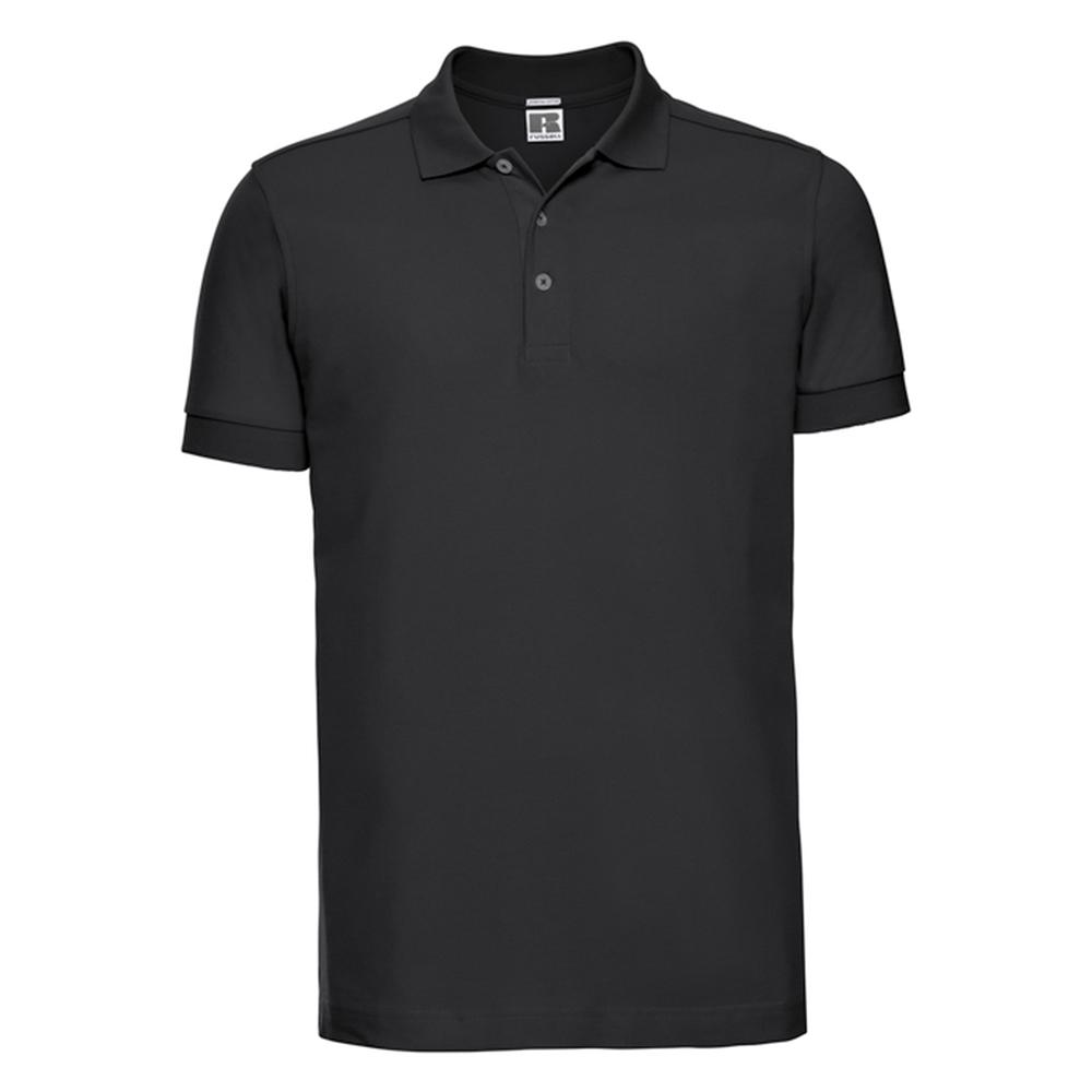 Russell Mens Stretch Fitted Polo Shirt