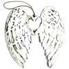 Double Angel Wing Heart Ornament - 24cm