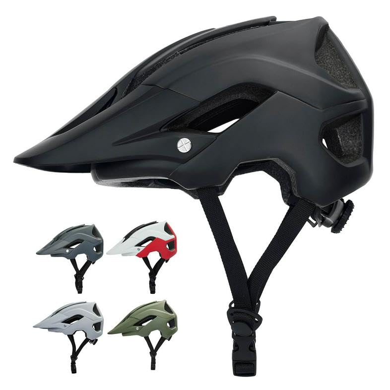 

Bicycle Helmet Highly Adjustable with Sun Visor L GO!GRM [Ultra-Lightweight, 300g-400g] Streamlined, CE-certified, Breathable, Rigid, Size, (Vlac,