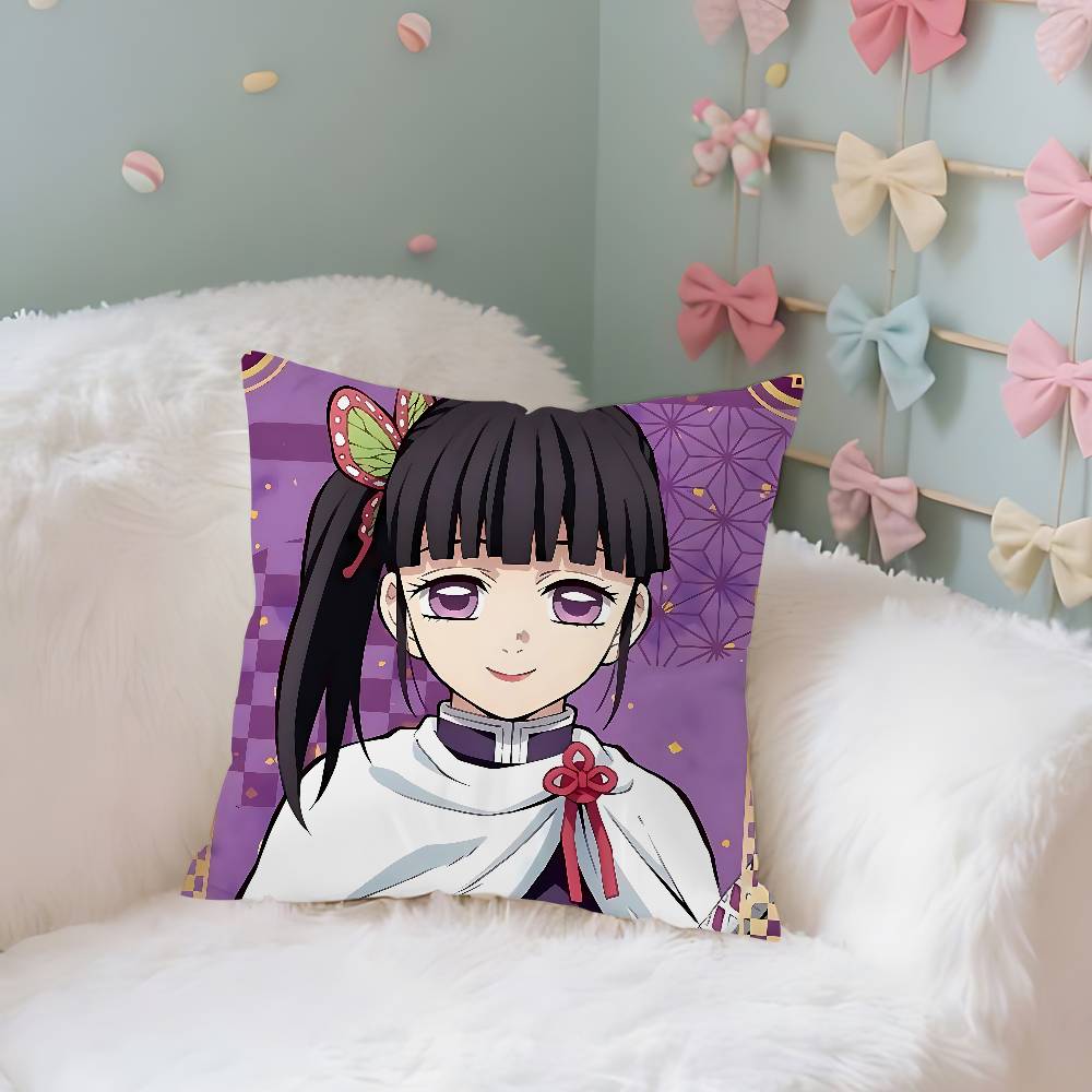 Anime TsuyuriKanaos Case Plush Fabric Soft Pillowcase Double Sided Print Cushion Cover Household Gifts