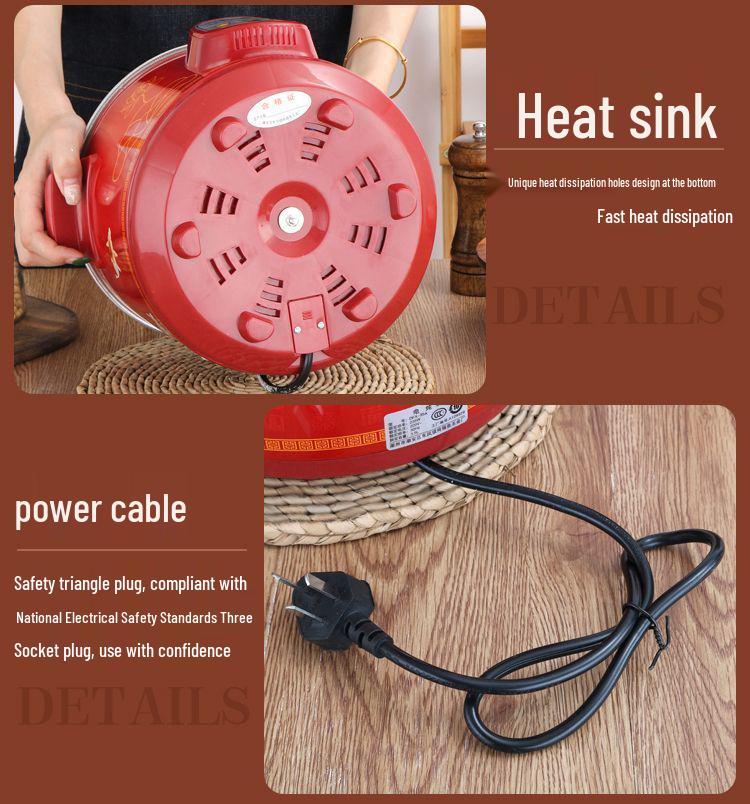 Smart Zisha Clay Stew Pot: Automatic Soup & Porridge Cooker for Health Preservation