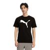 Puma T Shirts Men's Black Crew Neck Moderate 690410-01