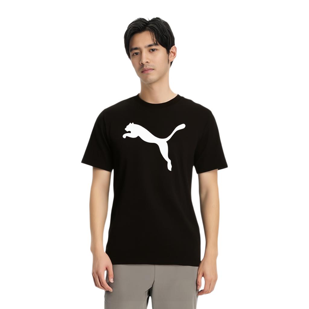 Puma T Shirts Men's Black Crew Neck Moderate 690410-01