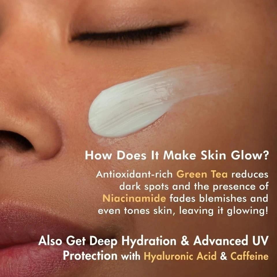 mCaffeine Niacinamide and Hyaluronic Acid Sunscreen SPF 50++ for Oily Skin 50ml