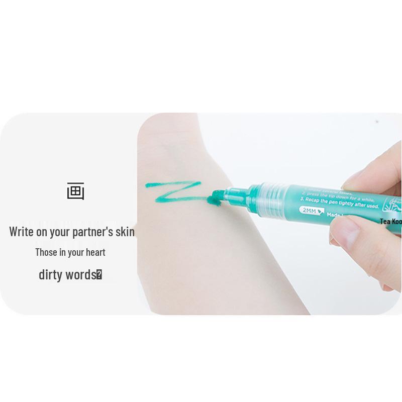 Fun Body Graffiti Paintbrush Pen - Adult Drawing and Writing Brush Crayon