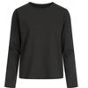 Shop   Women Basic Semi Crop Round Neck Long Sleeve T shirT True Purple Dai Wsh 