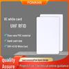 Ultra-High Frequency PVC RFID 6C Passive White Card Tag