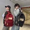 New Middle and High School Students Schoolbag Nylon Versatile Trend Casual Backpack Men and Women Go Out Commuting Computer Backpack