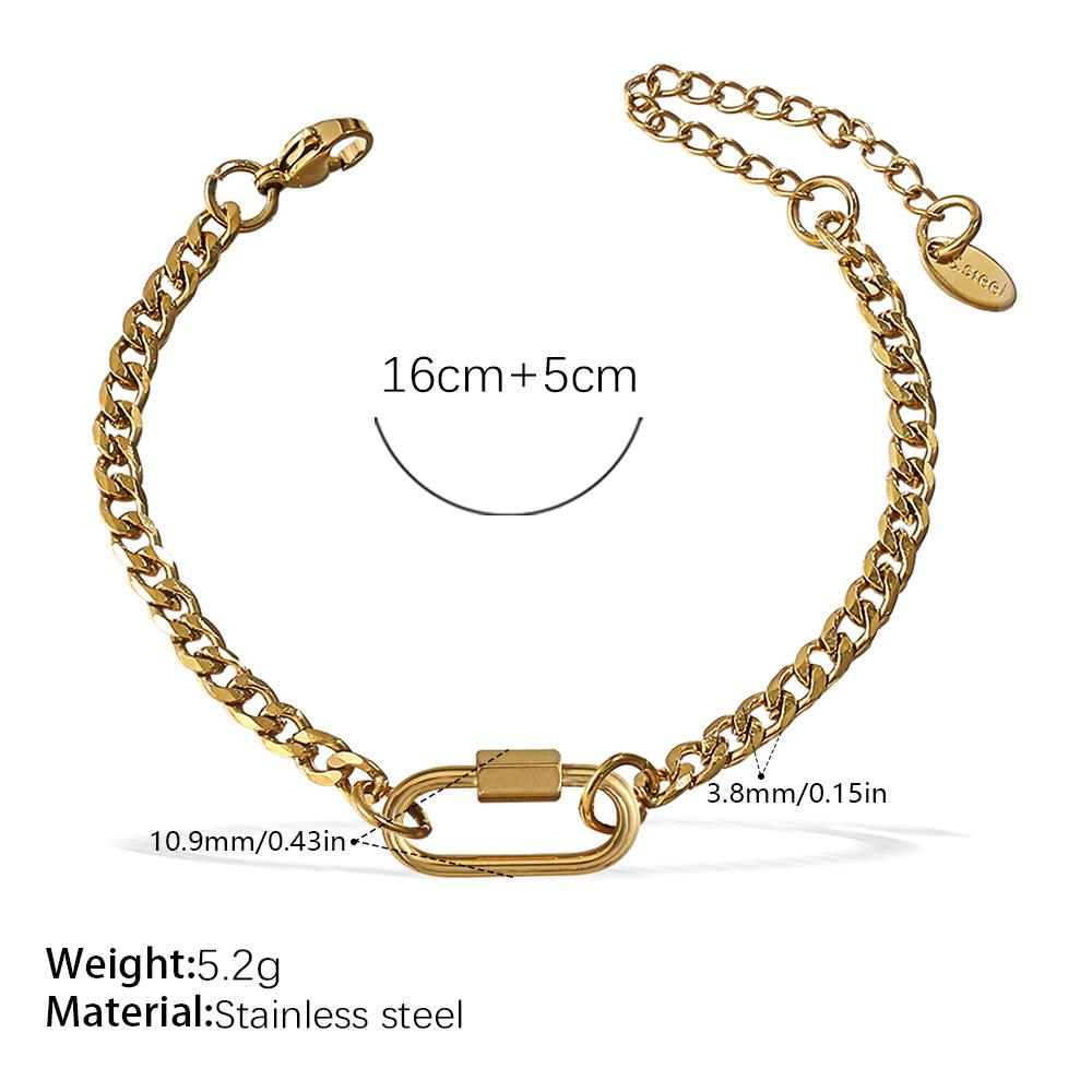 Japan And South Korea Fashion Niche Bracelet Necklace Women'S Personality Design Versatile Jewelry Does Not Fade Popular Trend