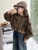 Girls' Stylish Leopard Print Jacket - Autumn 2025 Trend
