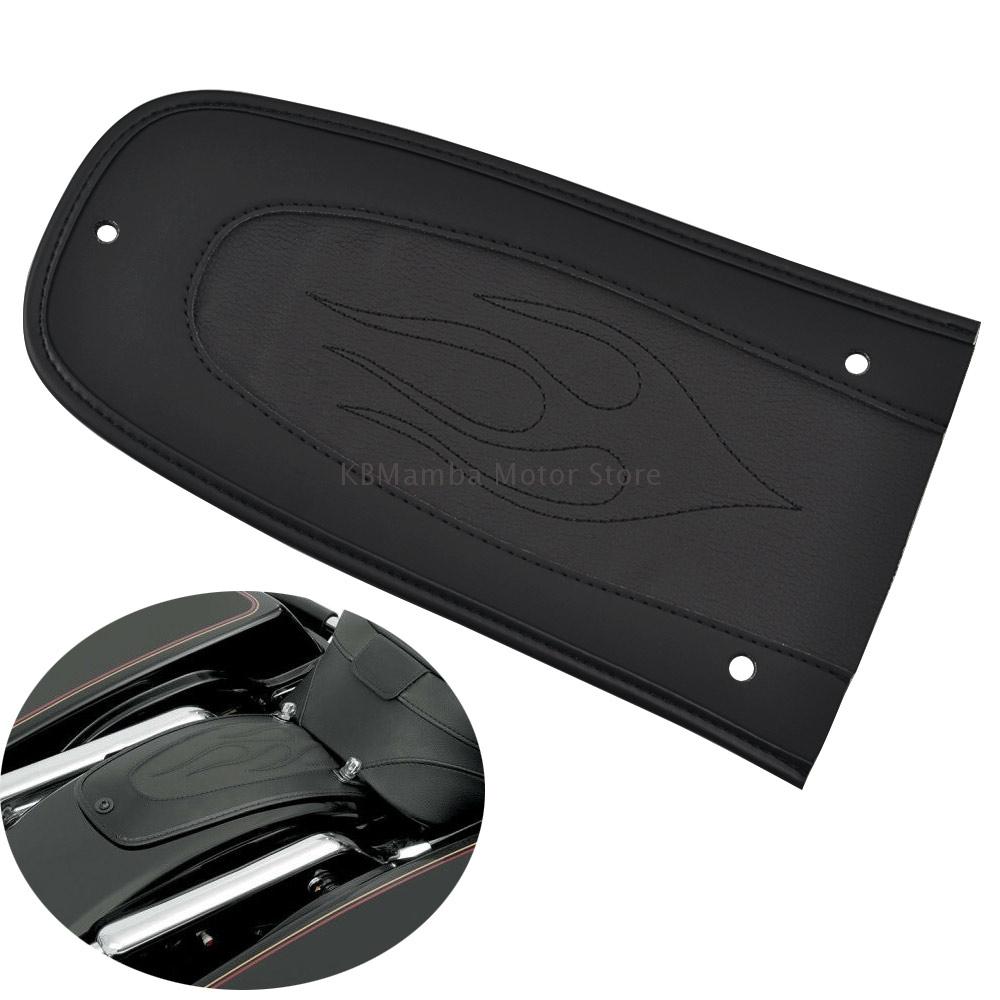 

Motorcycle Black Leather Flame Solo Seat Rear Fender Bib Cover Cushion For Harley Sportster XL 1200 883 XL1200 XL883 2004-2017