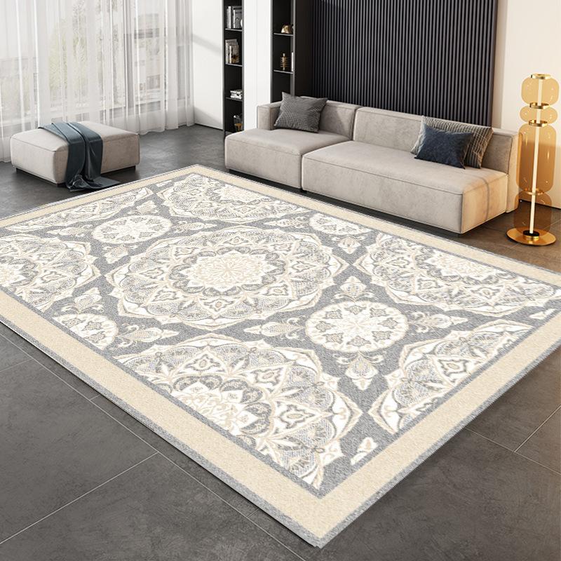 Nordic Style Living Room Carpet Bedroom Bedside Mattress Large Area Full Crystal Velvet Carpet