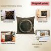 Neutral Tone Embossed Texture Throw Pillow Covers Pattern Cushion Cover Suitable for Sofa Bedroom Car Pillow Cover