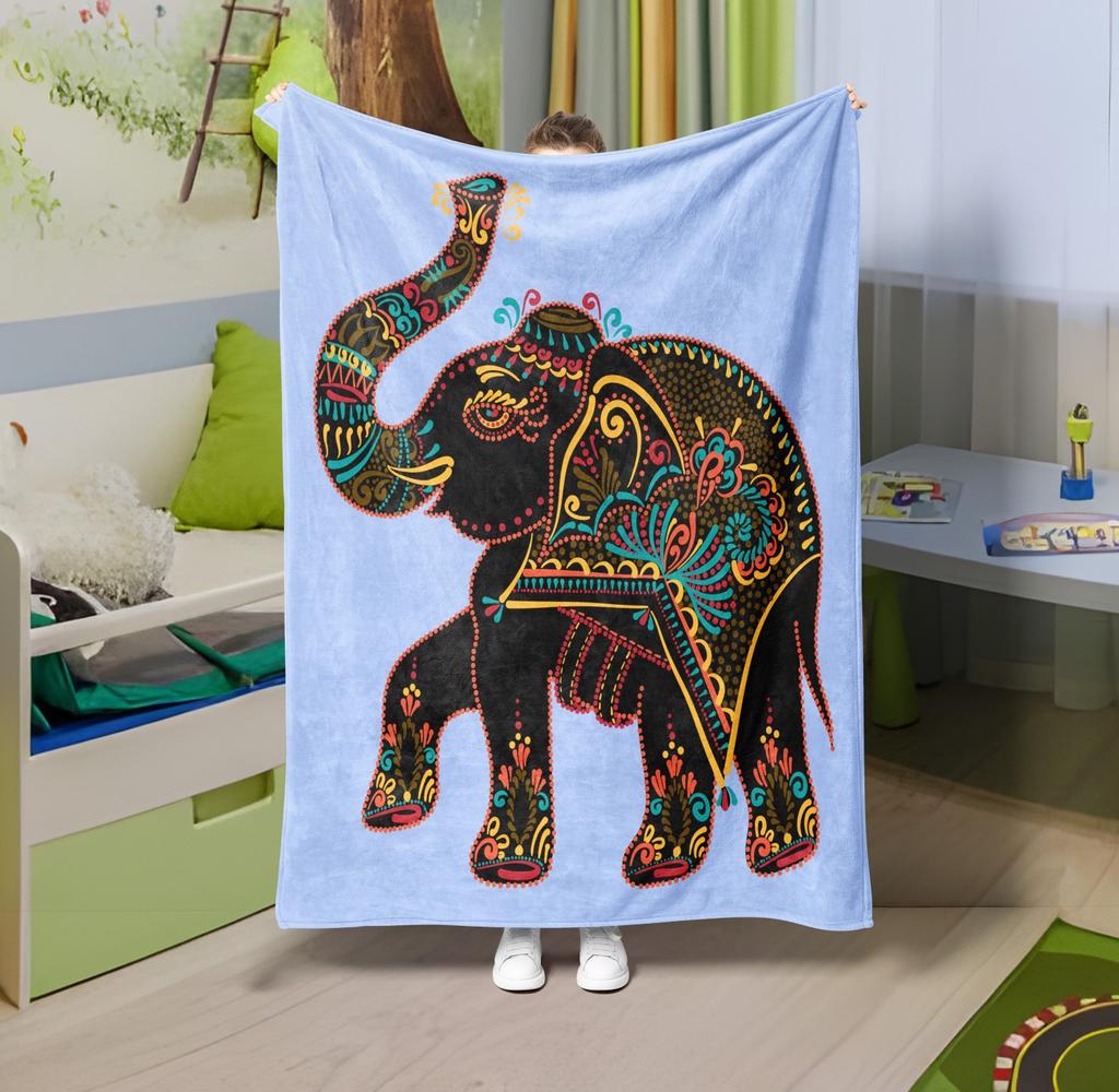 1PC Throw Fantasy Mushroom Flannel Blanket Forest Mushroom arts Bohemia style Soft thin Blankets for Home Car Camping Nap Picnic