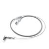 24" 36" Car Universal Braided Throttle Cable Kit Swap Fuel Line Kit Stainless Steel Gas Cable