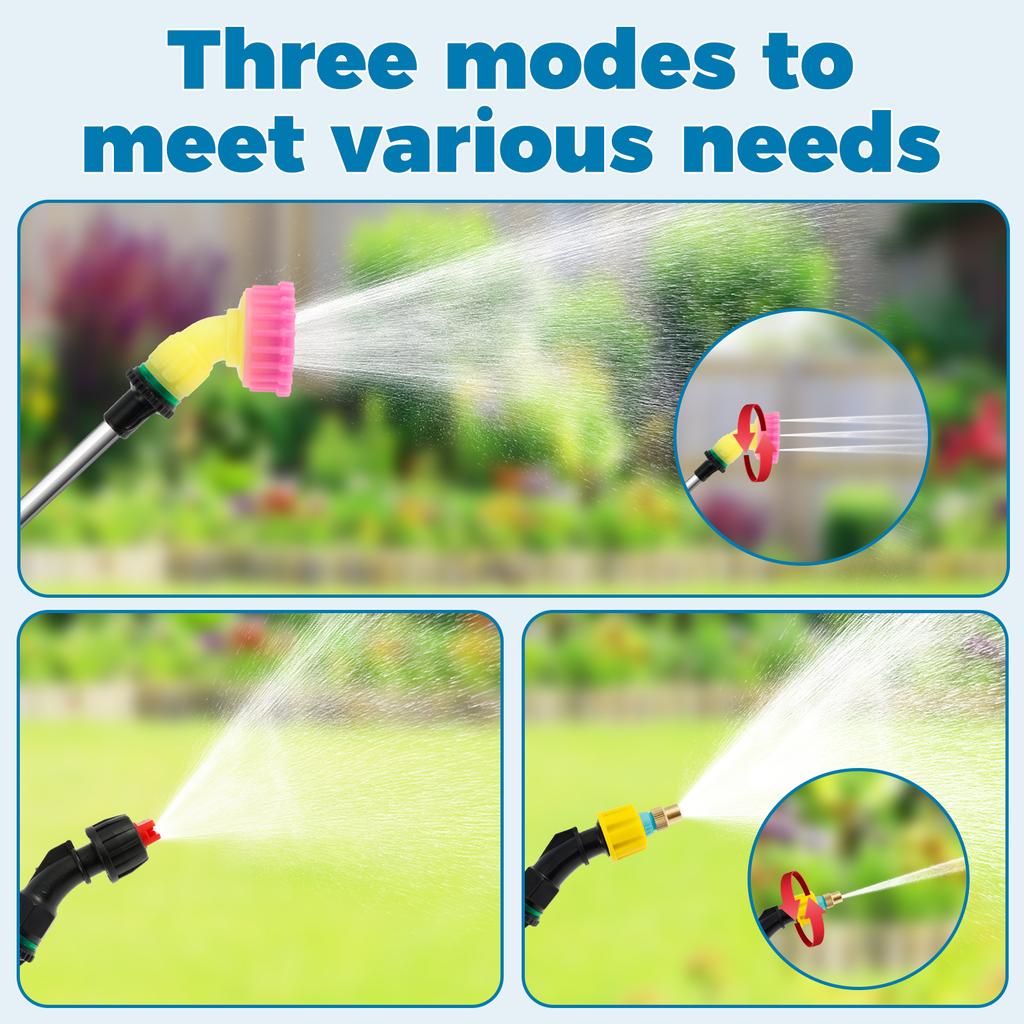 Ogród Elektryczny Opryskiwacz 8L Automatyczne Narzędzie do Nawadniania Roślin z Regulowanym Paskiem Chowanym Lanca Zasilany Bateryjnie Opryskiwacz do Trawy